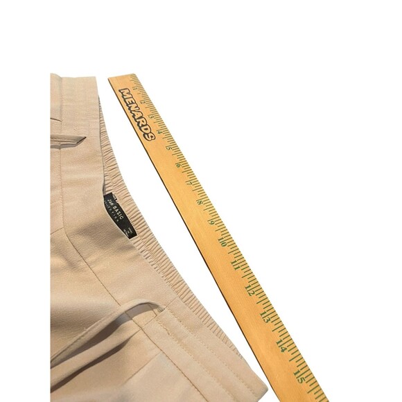 Zara Basic L Tan Beige Flowy Jogger Trousers - Picture 10 of 14